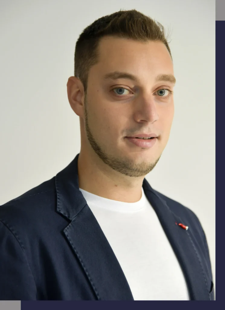 Primo piano del Geometra Stefano Maglione Udine